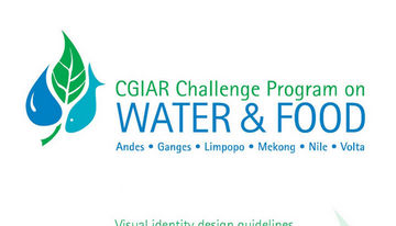 Cgiar Challenge Program on Water and Food visual identity design guidelines
