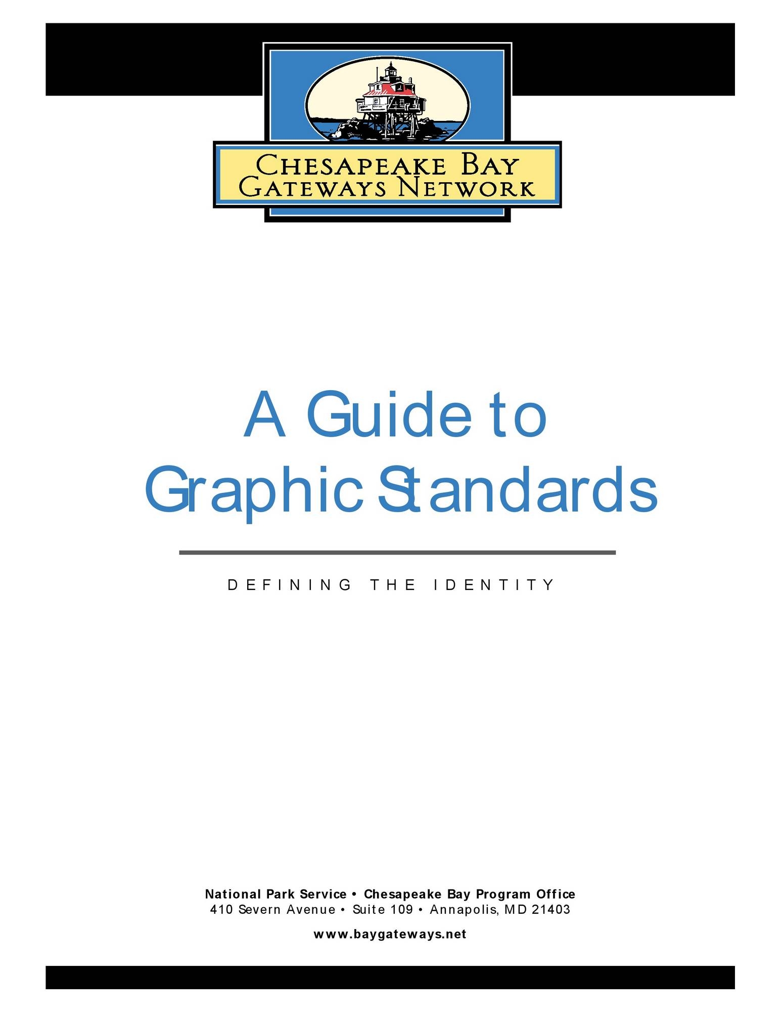 Chesapeake Bay Gateways Network Graphic Standards