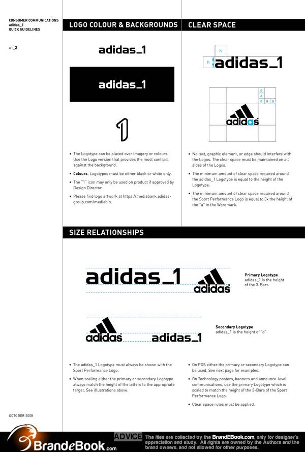 Espinas tienda en el medio de la nada Adidas logotype and branding guidelines