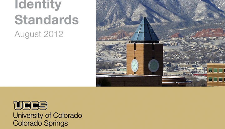 UCCS University of brand identity standards 2012