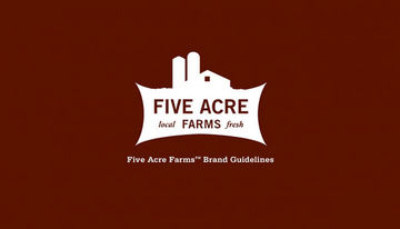 Five Acre Farms brand guidelines