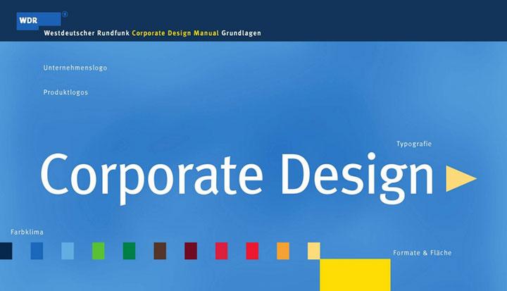 Westdeutscher Rundfunk Corporate Design Manual Grundlagen