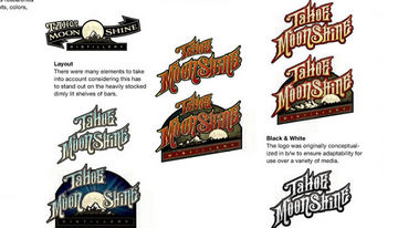 Tahoe Moonshine Sistillery Inc brand identity guidelines and development
