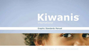 Kiwanis International Graphic Standards Manual