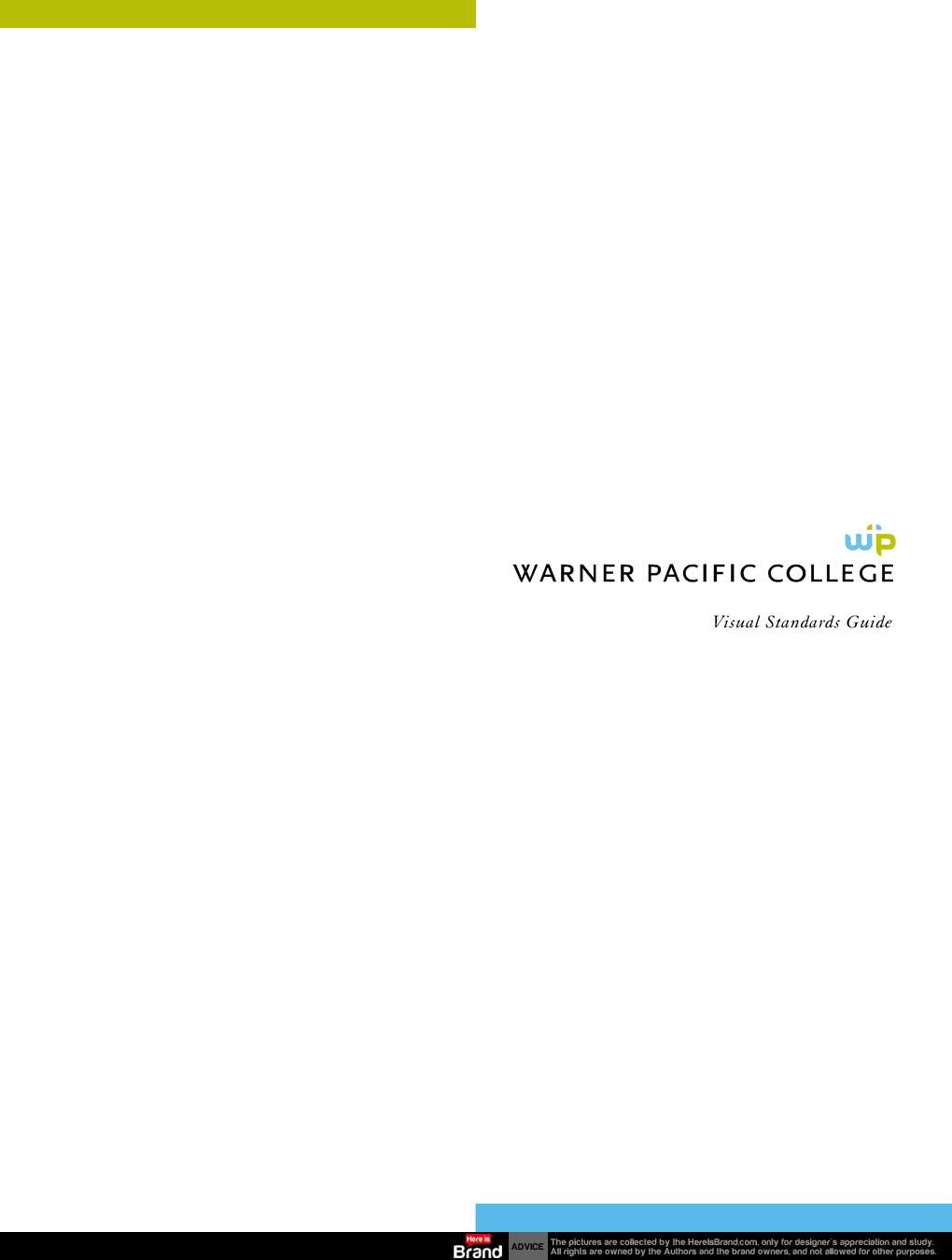 Warner Pacific College visual standards guide