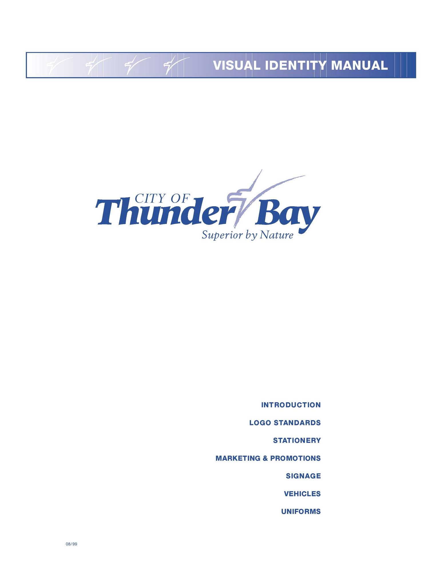City of Thunder Bay Visual Identity Manual