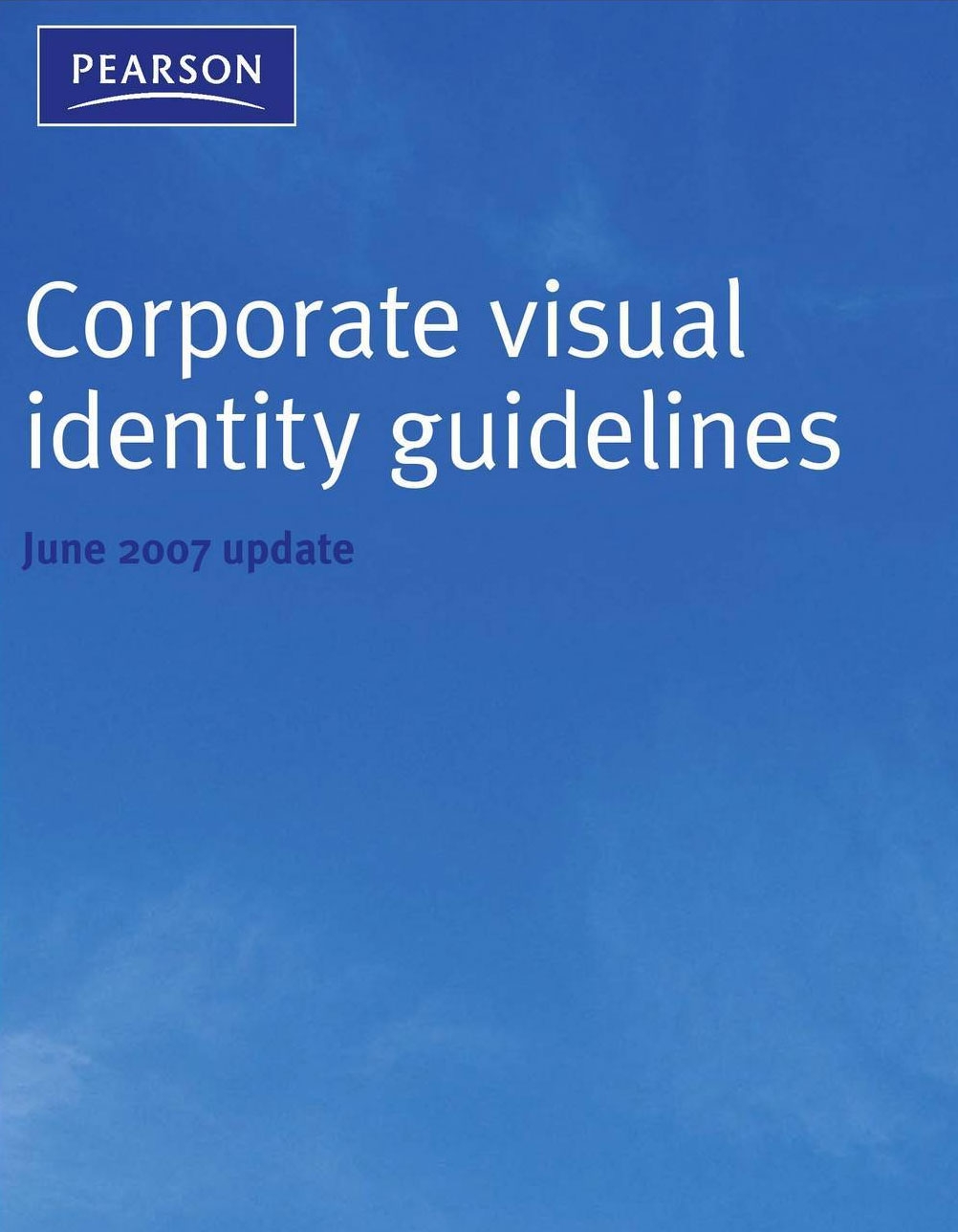 Pearson Corporate Visual Identity Guidelines