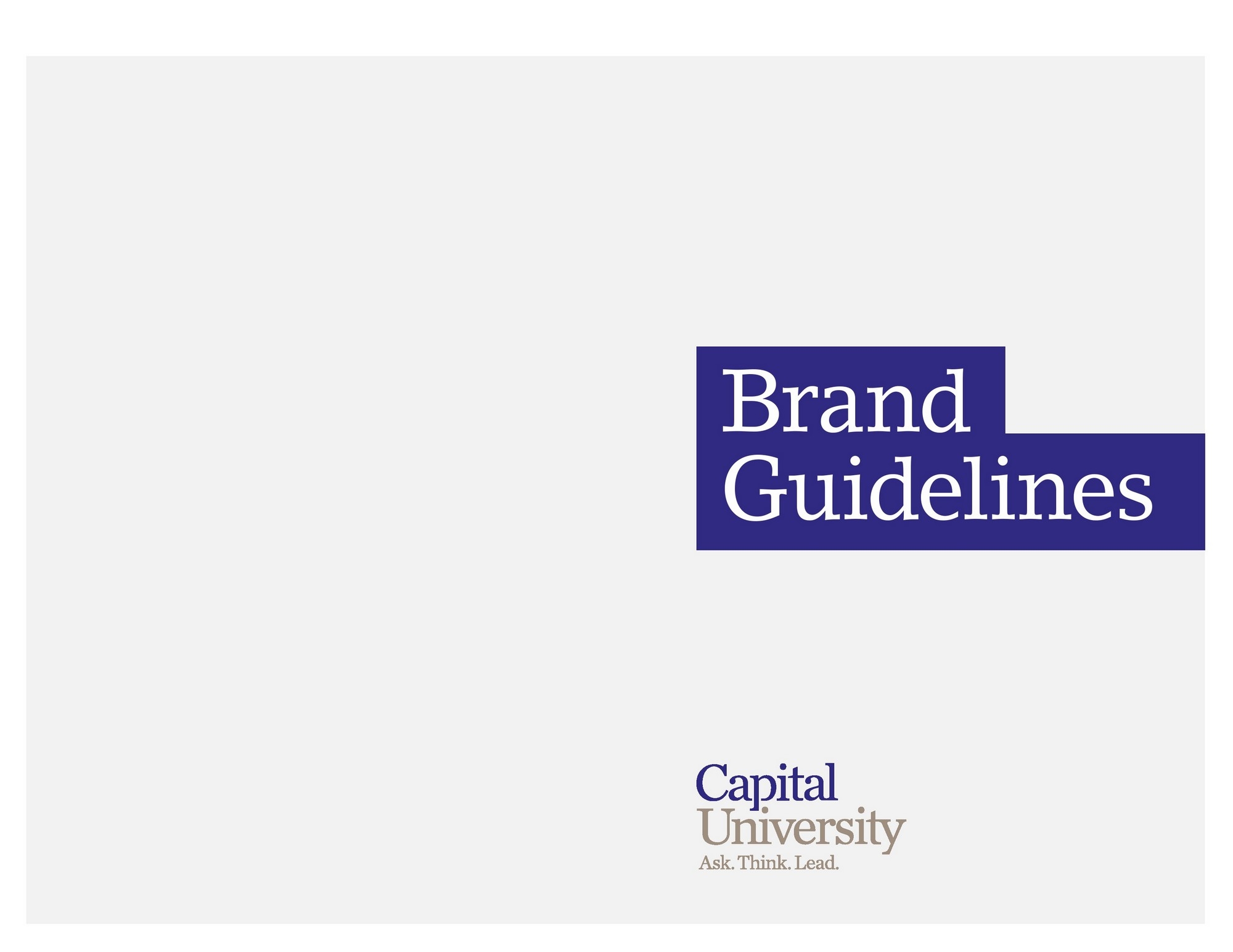 Capital University Brand Guidelines