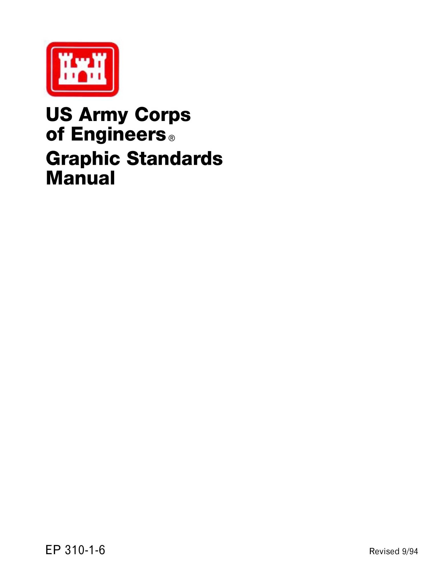 US Army Corps of Engineers Graphic Standards Manual